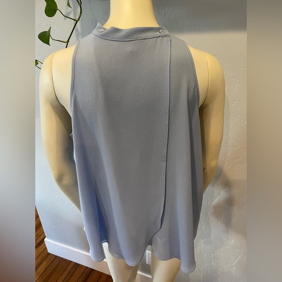 Women’s size small Elegant Blue Sleeveless Top - Picture 4 of 7